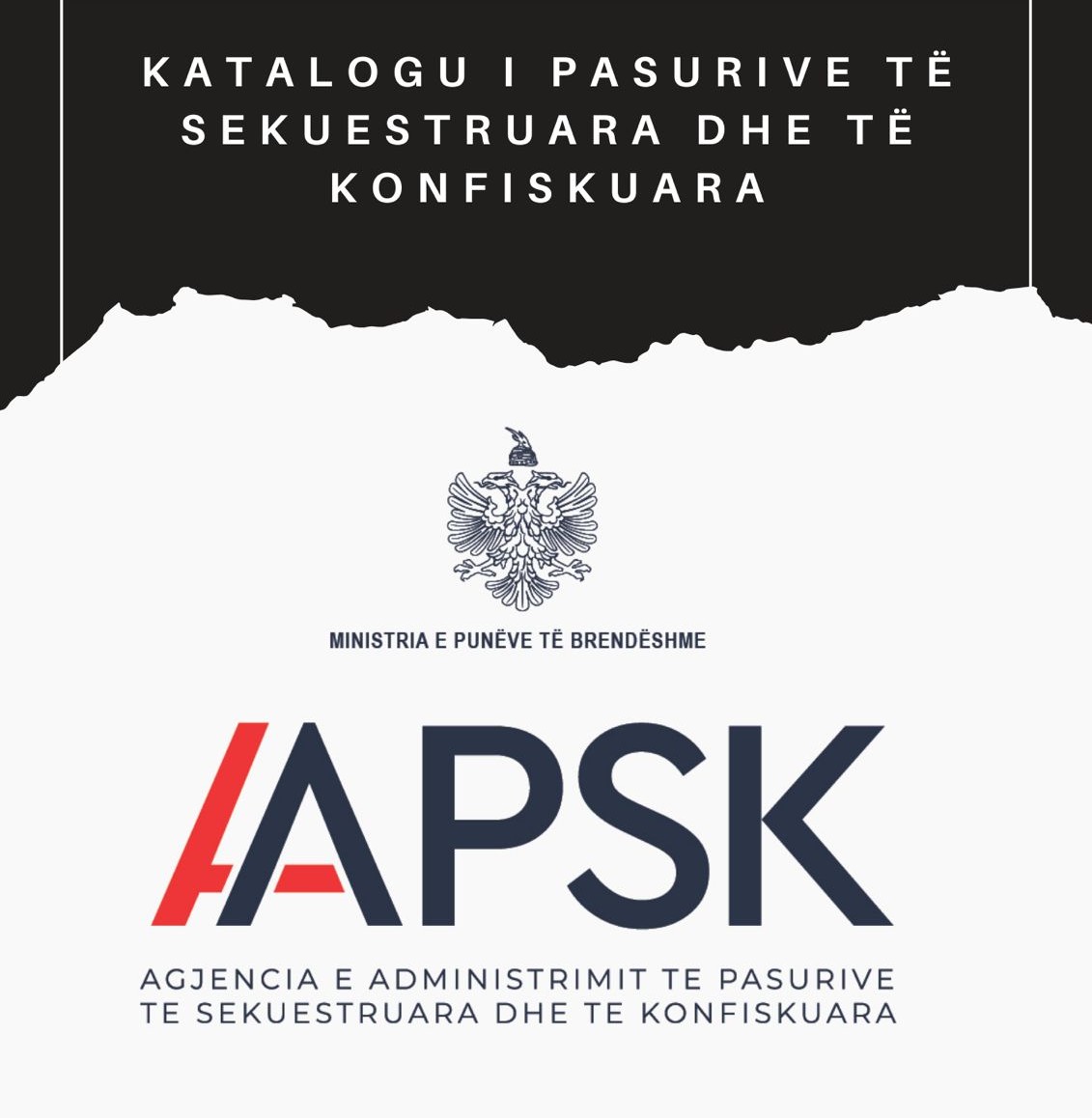AAPSK publikon katalogët e azhornuar të pasurive të sekuestruara dhe të konfiskuara për vitin 2025